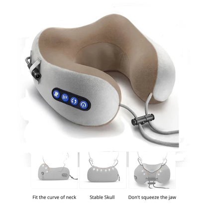 Multifunctional Portable Electric Neck Massager Pillow