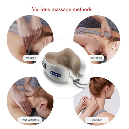 Multifunctional Portable Electric Neck Massager Pillow