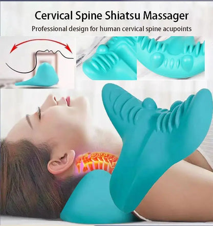 Massage Pillow for Pain Relief Cervical Spine Alignment